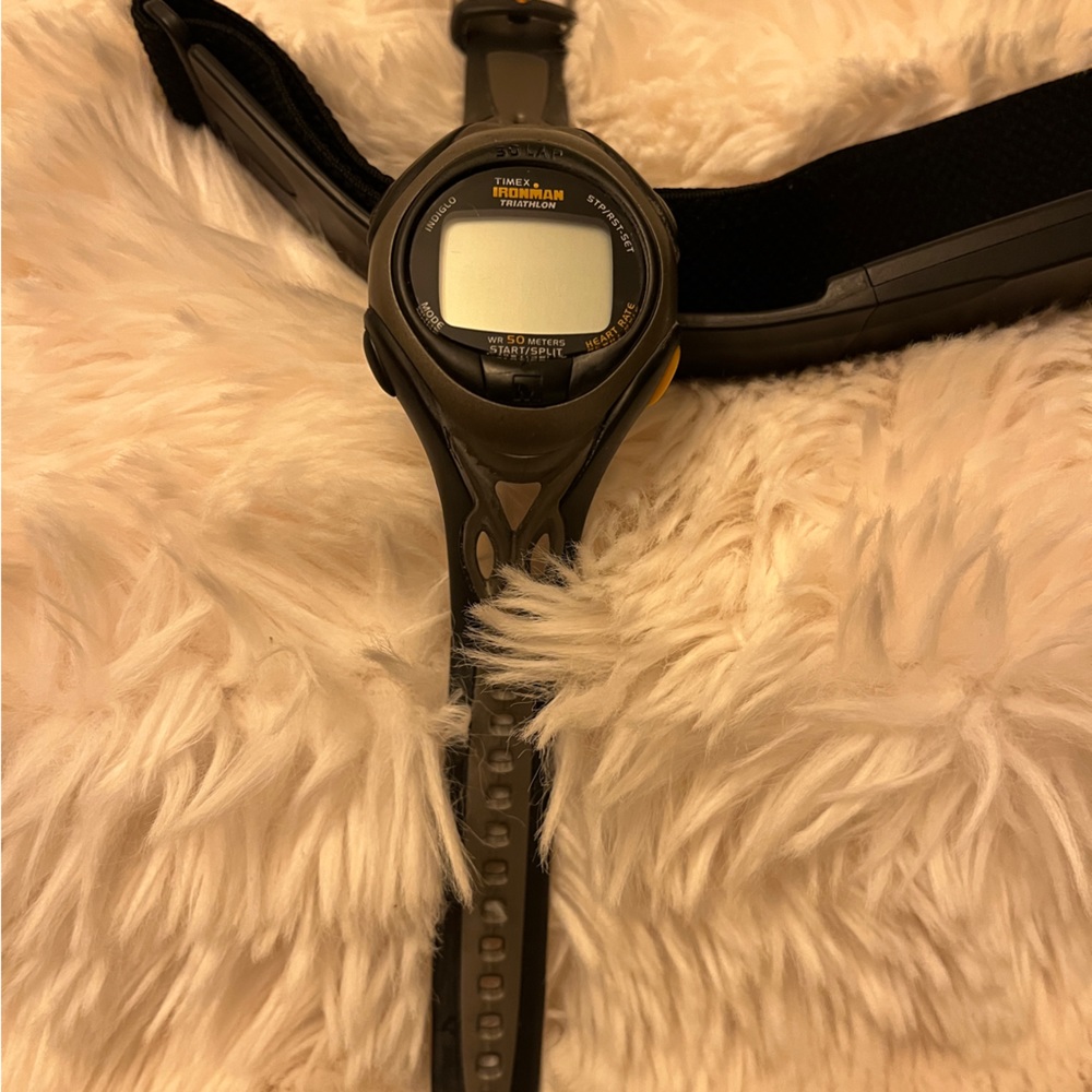 Timex Ironman watch and heart rate monitor